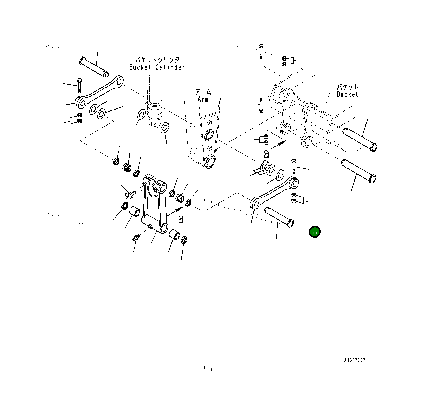 Болт 20Y7032450 Komatsu