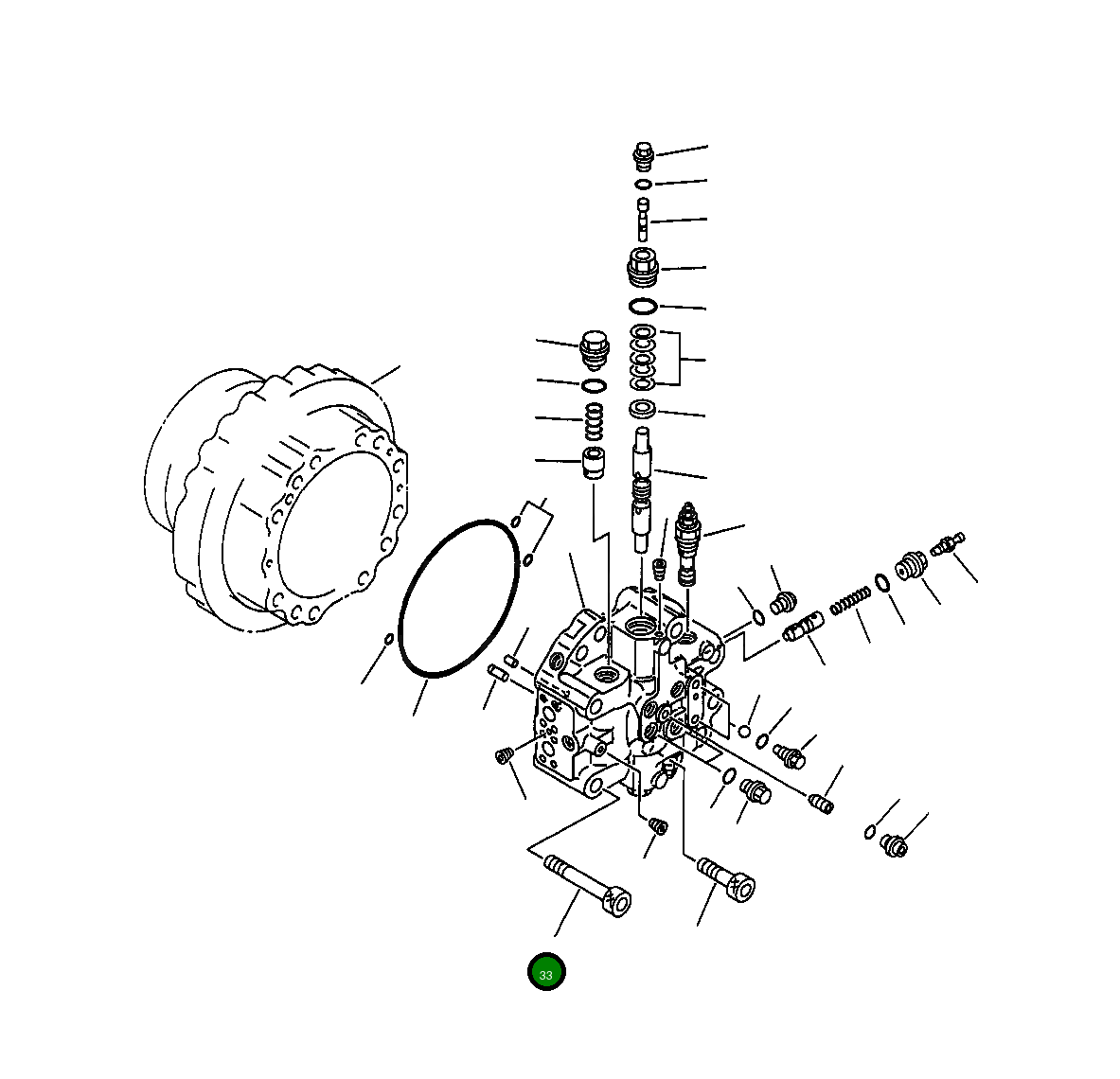 Болт 708-8K-11220 Komatsu