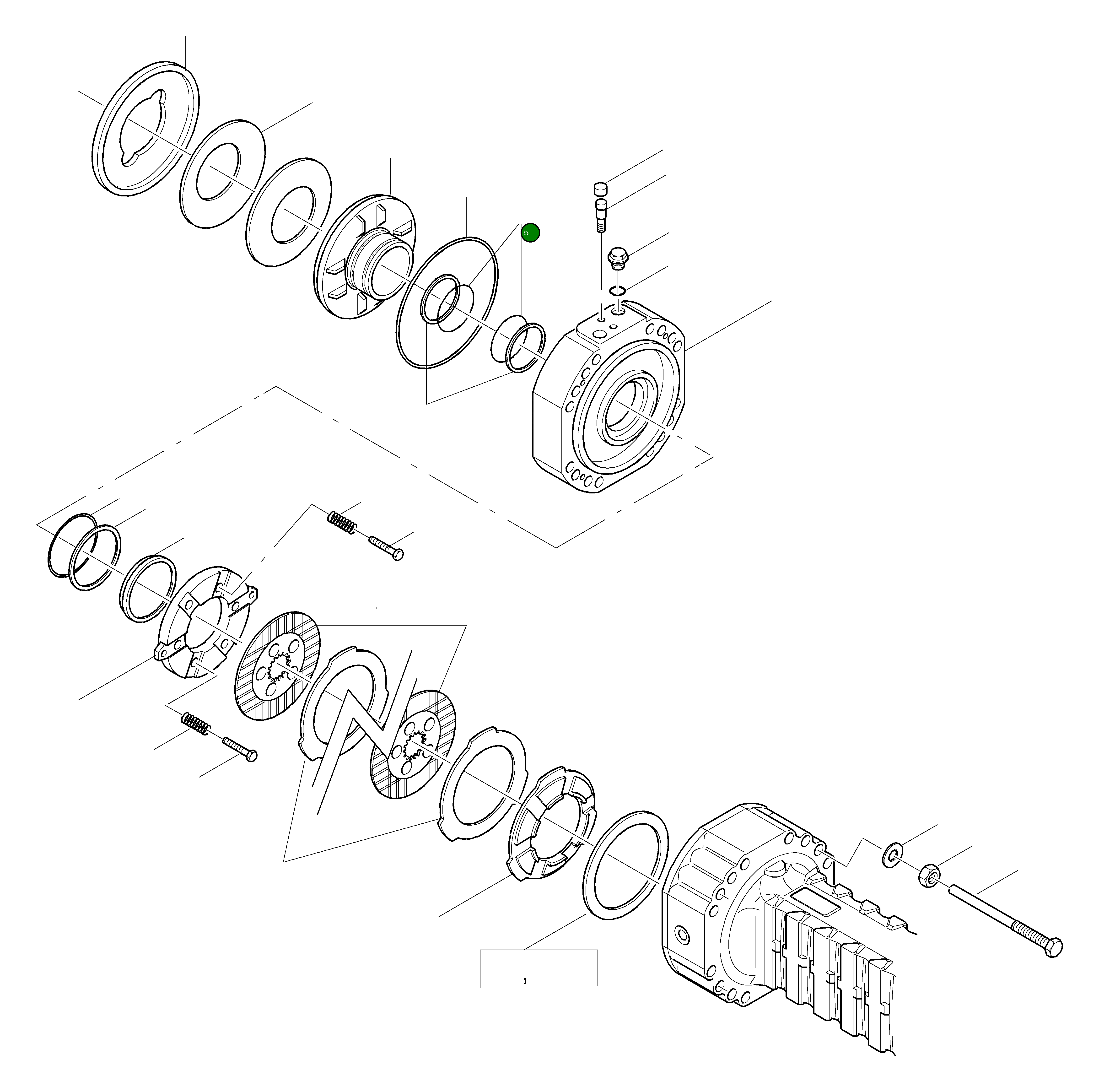 Кольцо уплотнительное (O-Ring) 42R-23-H0P27 Komatsu