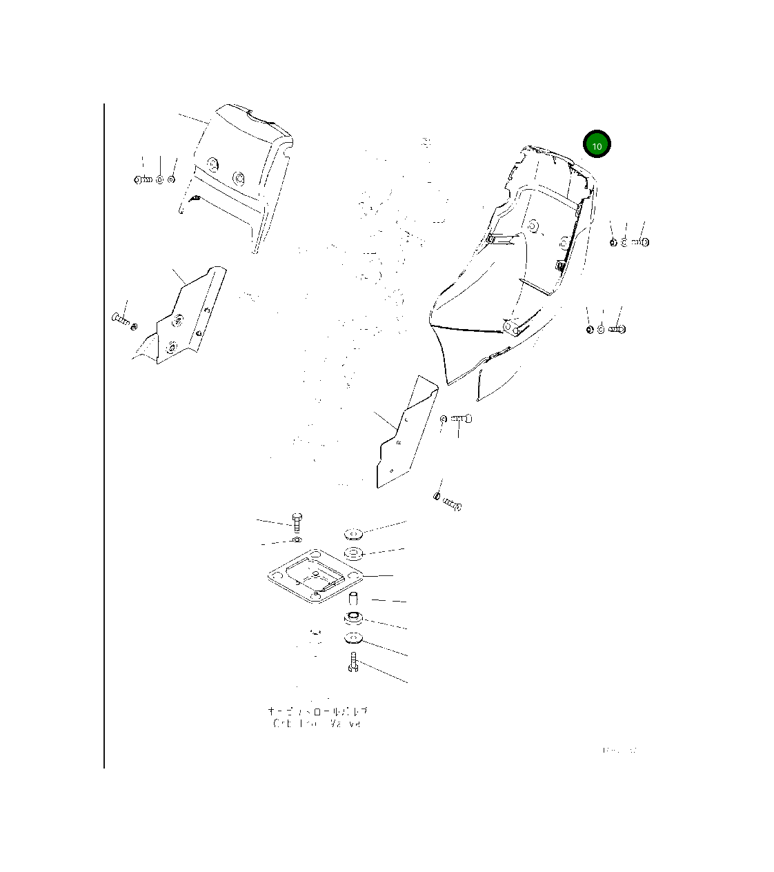 Крышка 423-54-52322 Komatsu