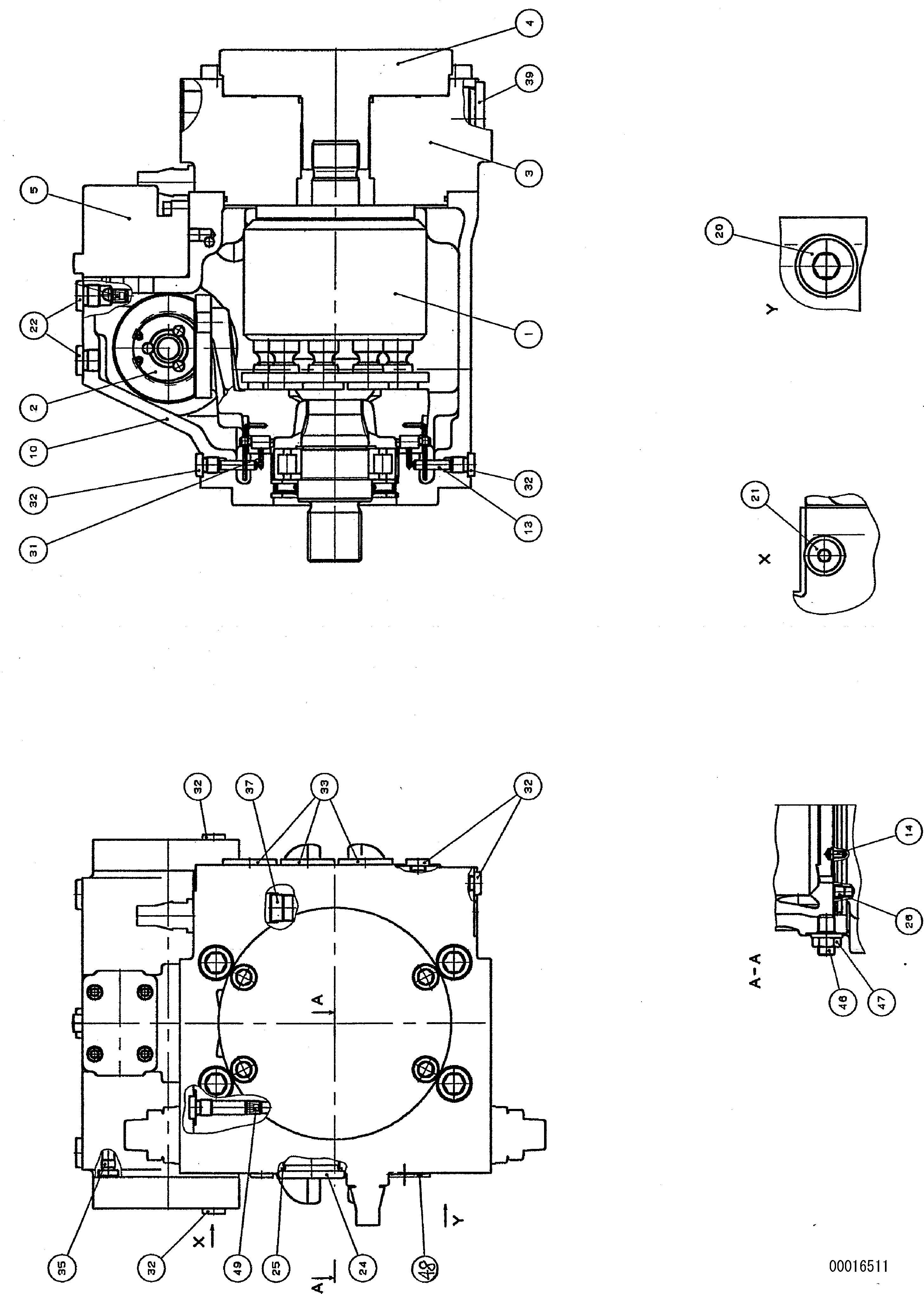 Кольцо уплотнительное (O-Ring) UCR909085545  Komatsu