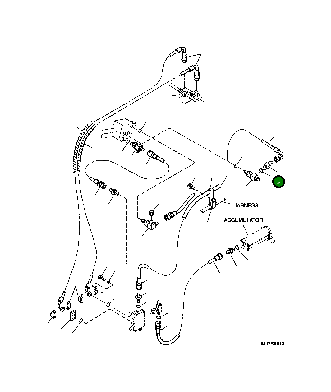 Кольцо уплотнительное (O-Ring) 418-62-A1250 Komatsu