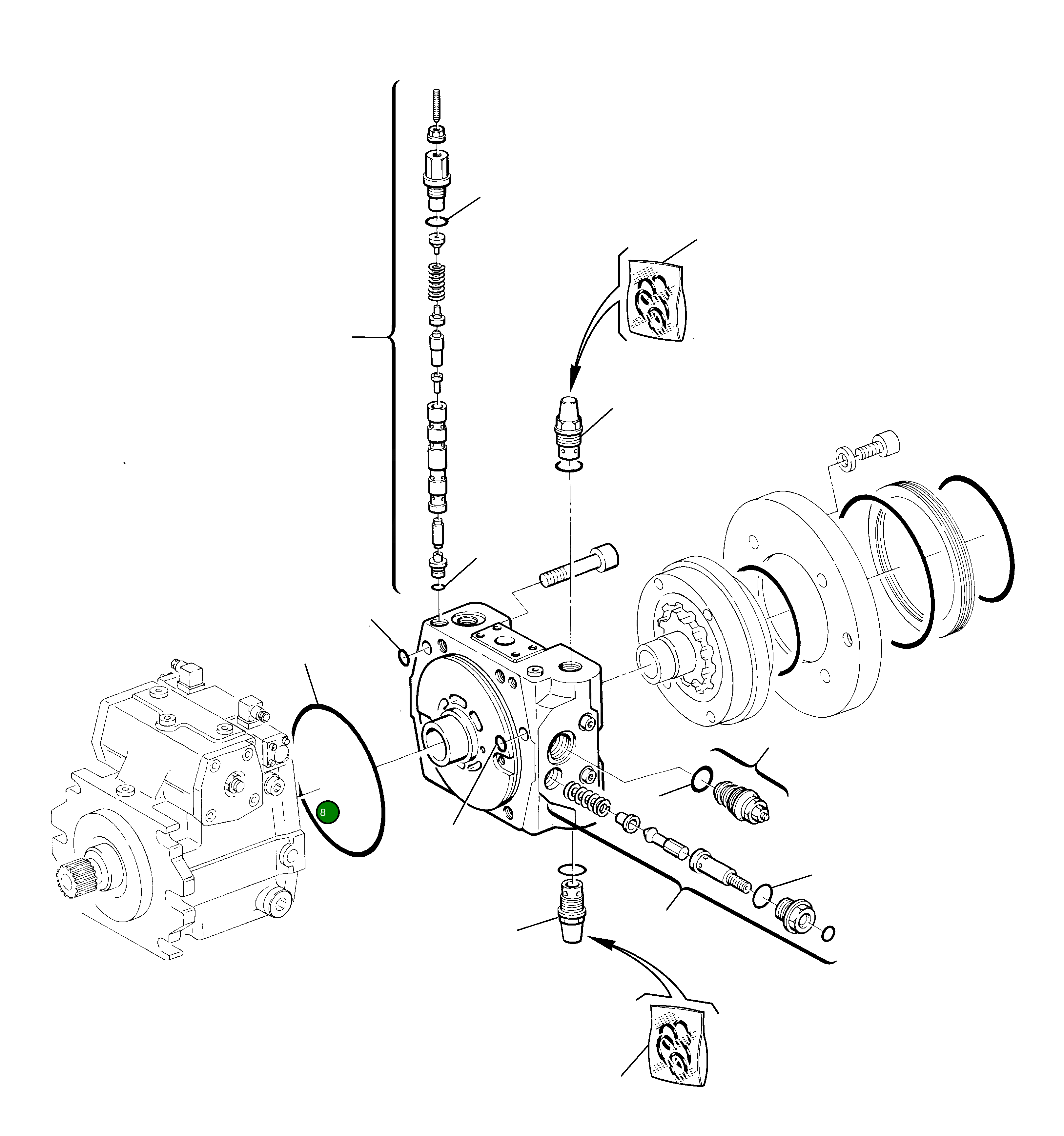 Кольцо уплотнительное (O-Ring) 840225245 Komatsu