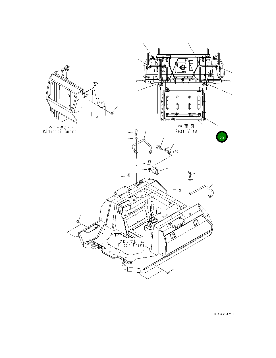 Болт 01010-83065 Komatsu