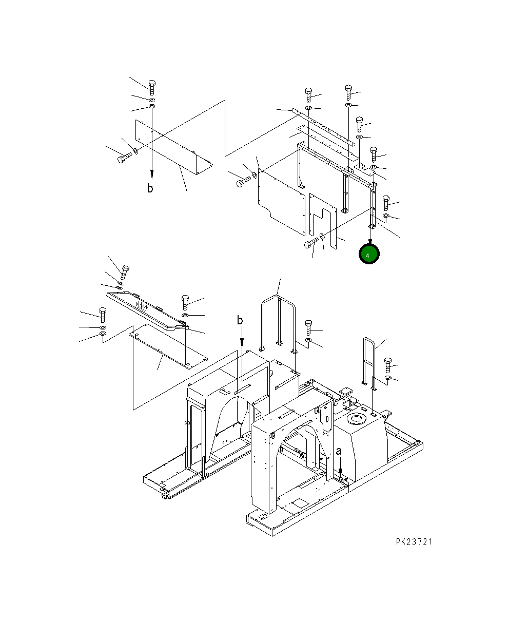 Крышка 8232-54-1230 Komatsu