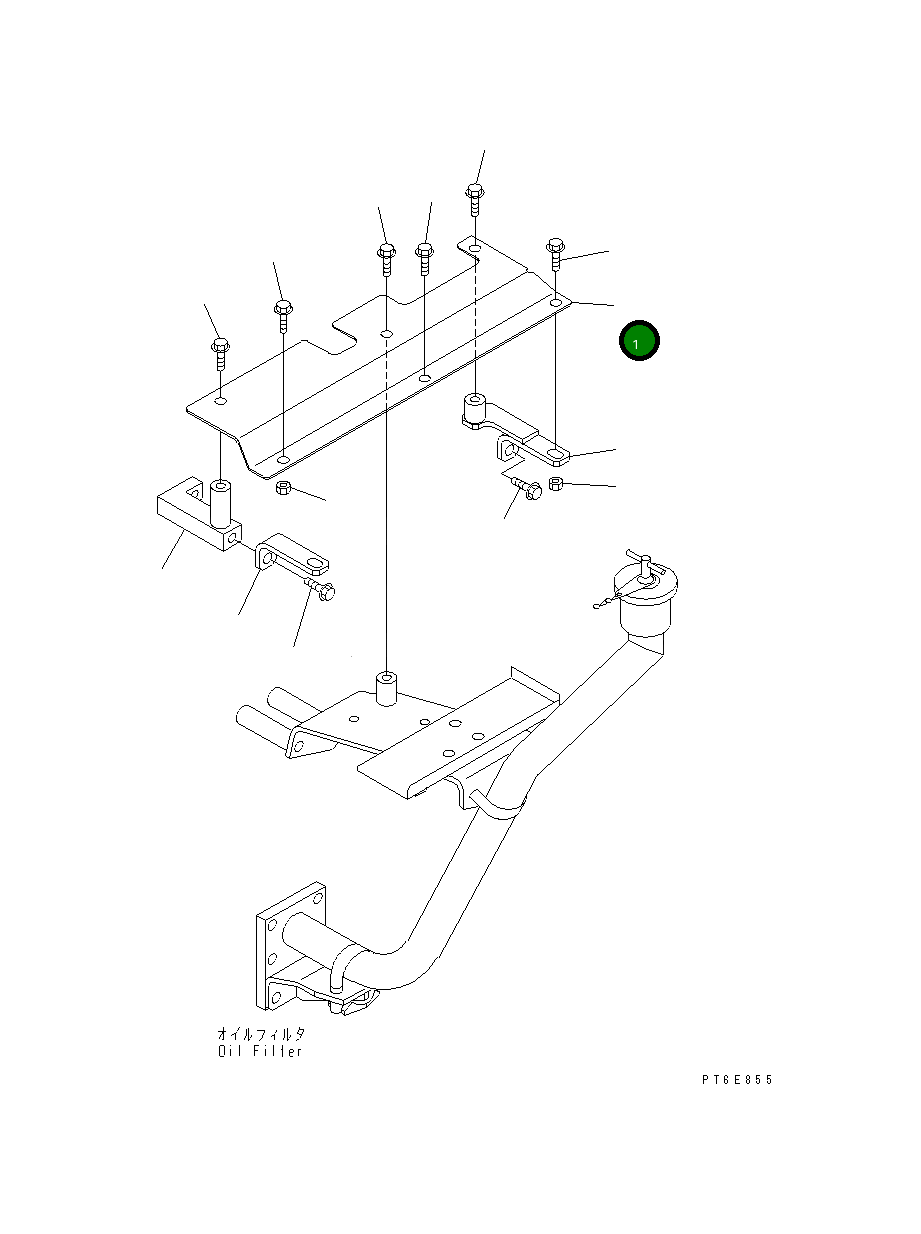 Крышка 6240-71-8910  Komatsu