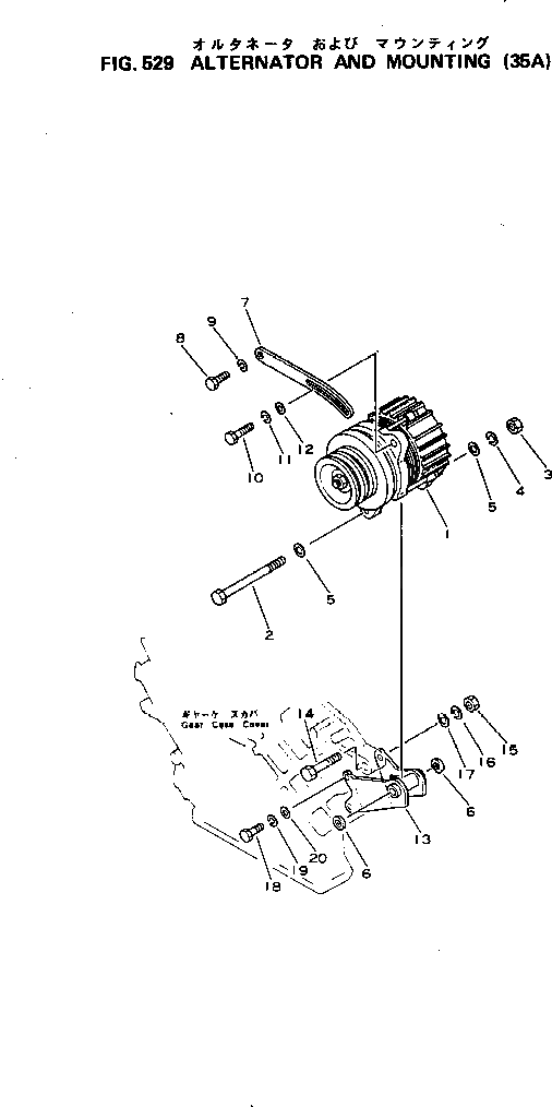 Болт 01011-31450  Komatsu