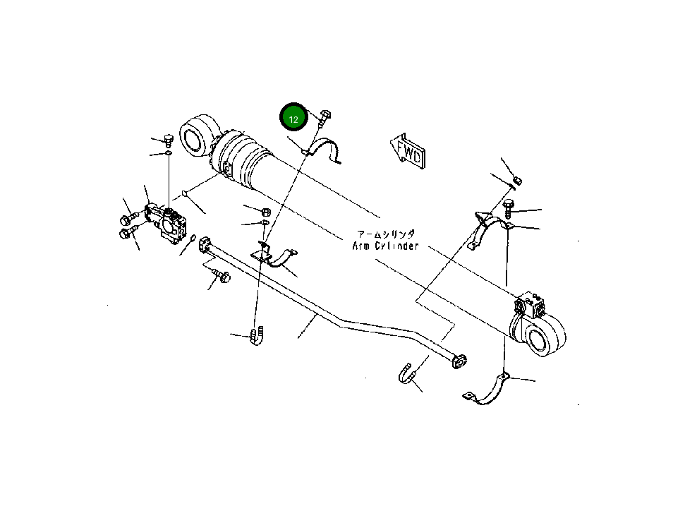 Болт 0143501235 Komatsu