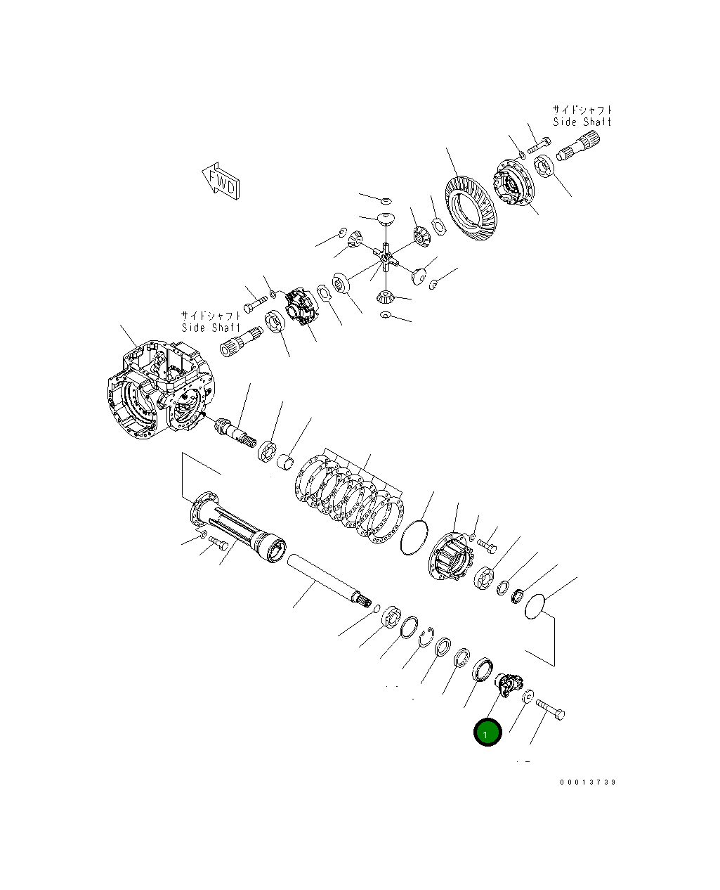 Крышка 417-22-31240 Komatsu