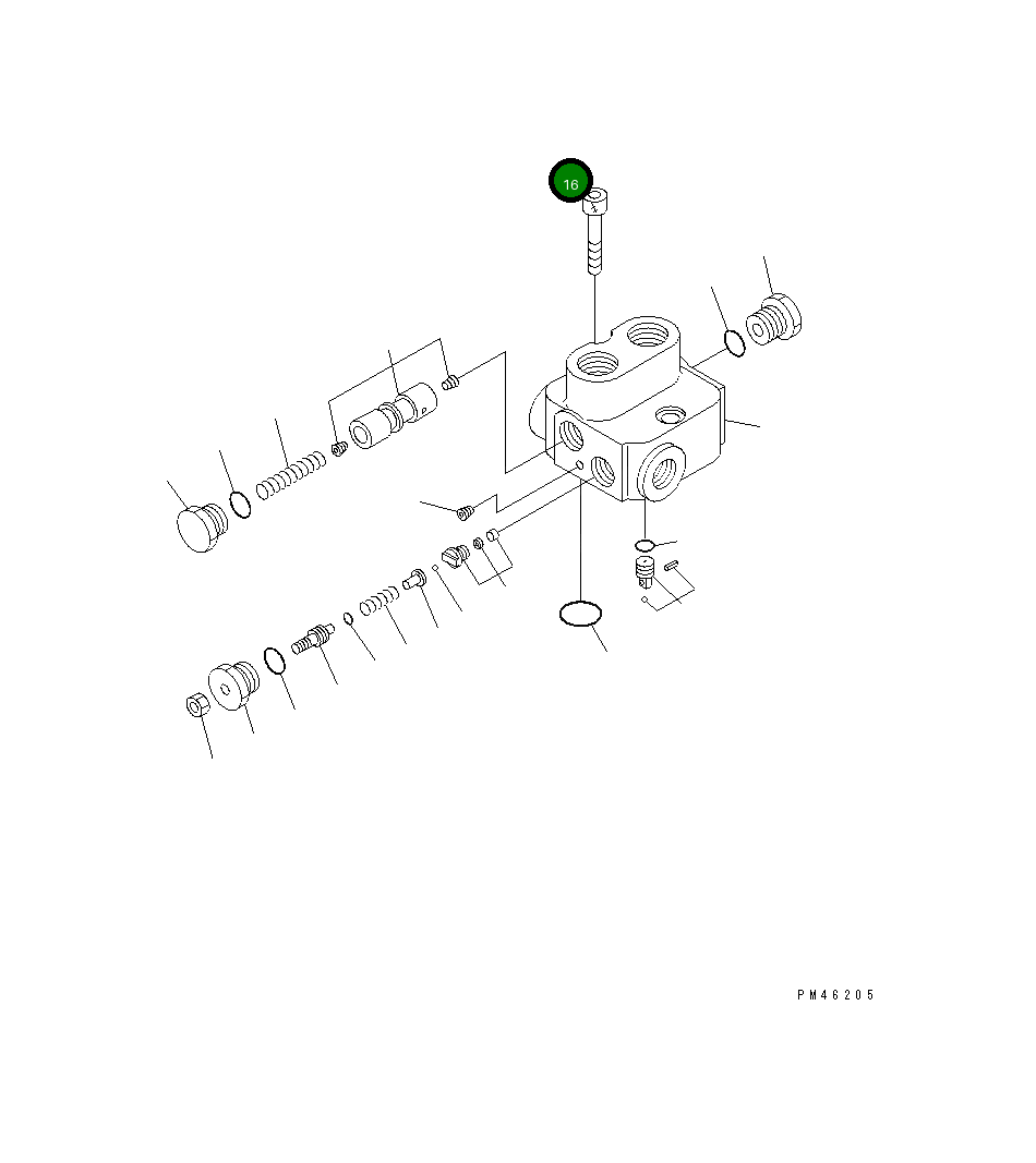 Болт 42A-64-15330 Komatsu