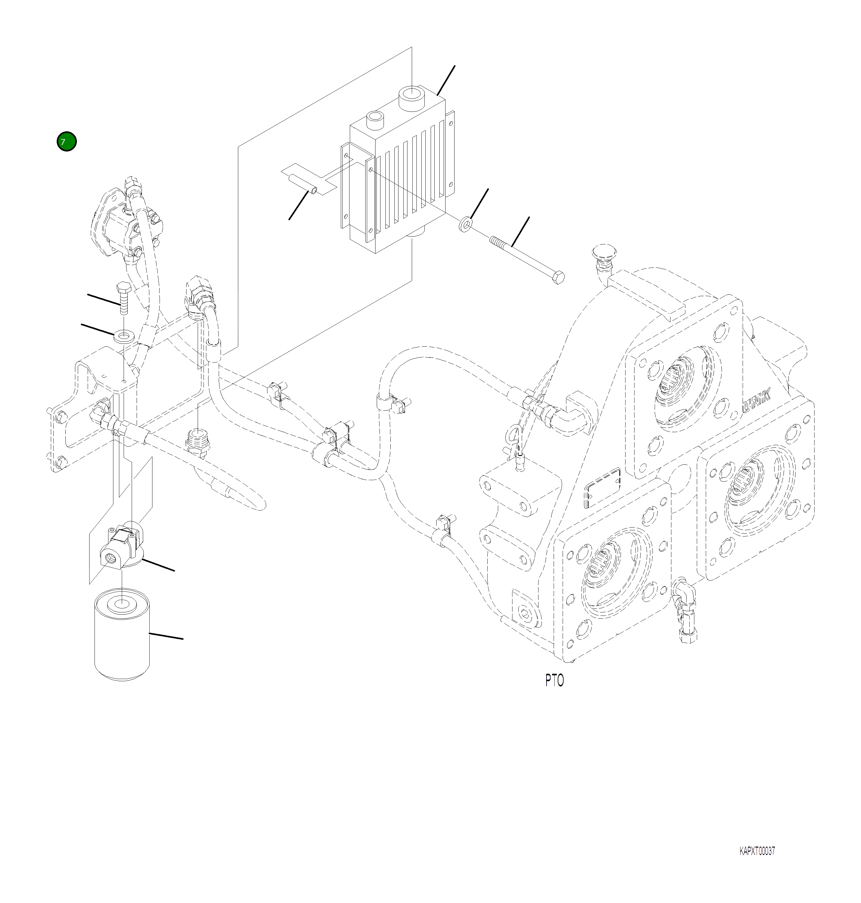 Болт 02010-80425 Komatsu