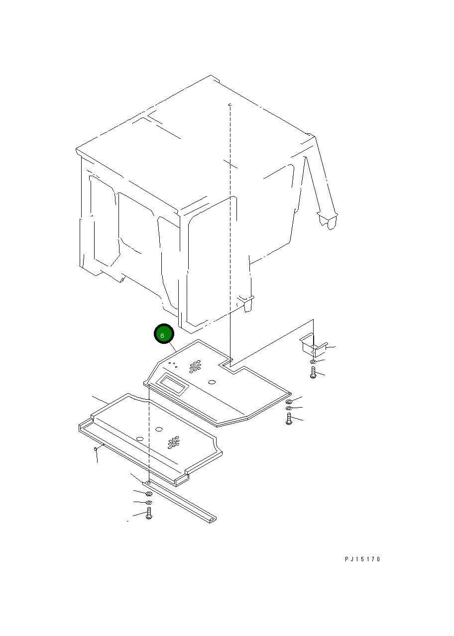 Крышка 154-979-5250  Komatsu