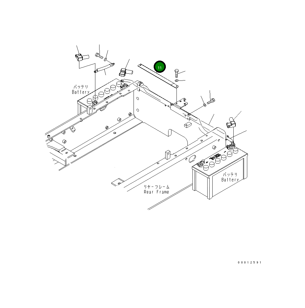 Крышка 416-06-31440 Komatsu