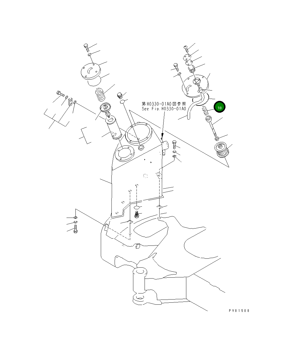 Кольцо уплотнительное (O-Ring) YM24321-001900 Komatsu