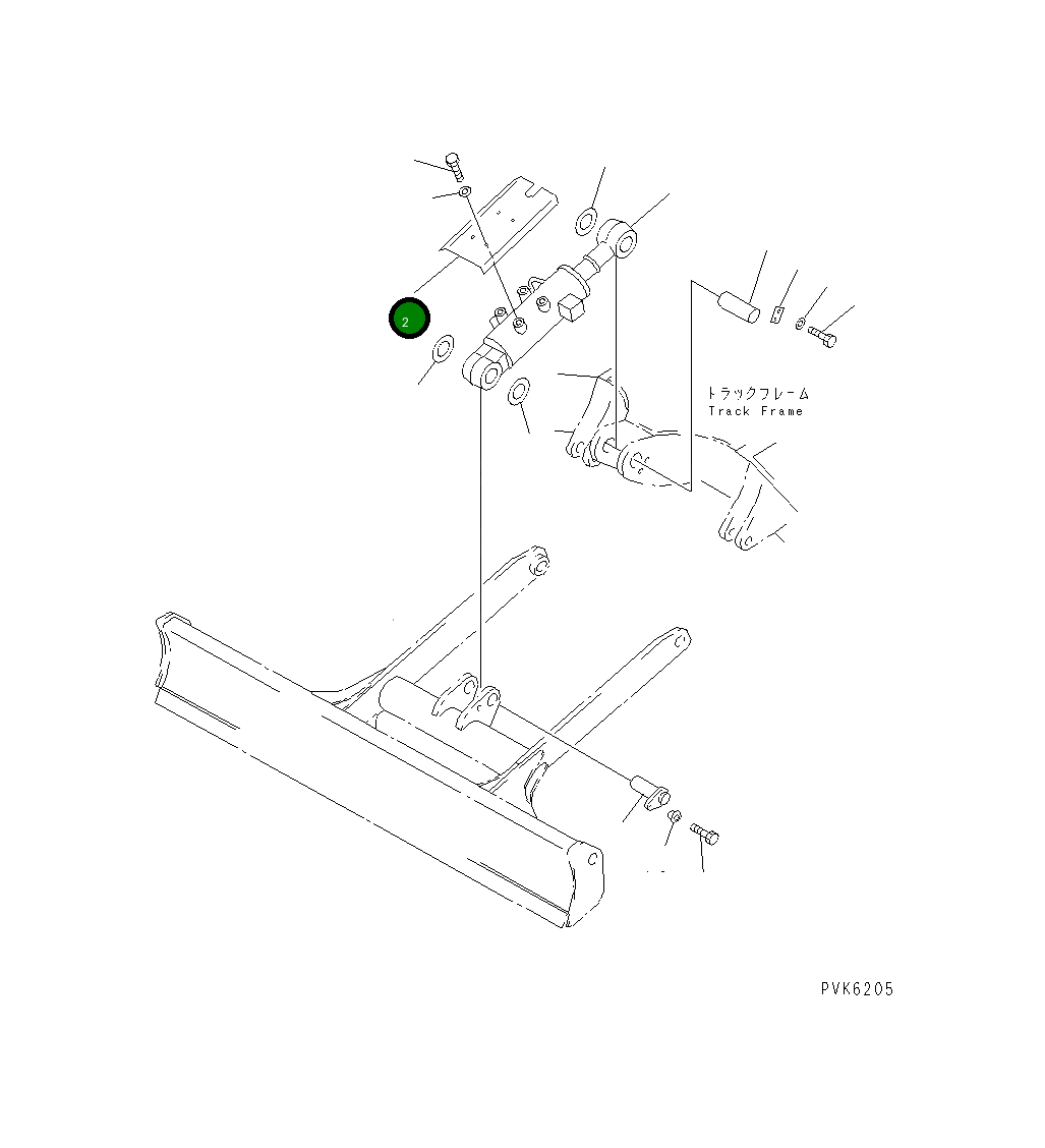 Крышка 21X-71-21130 Komatsu