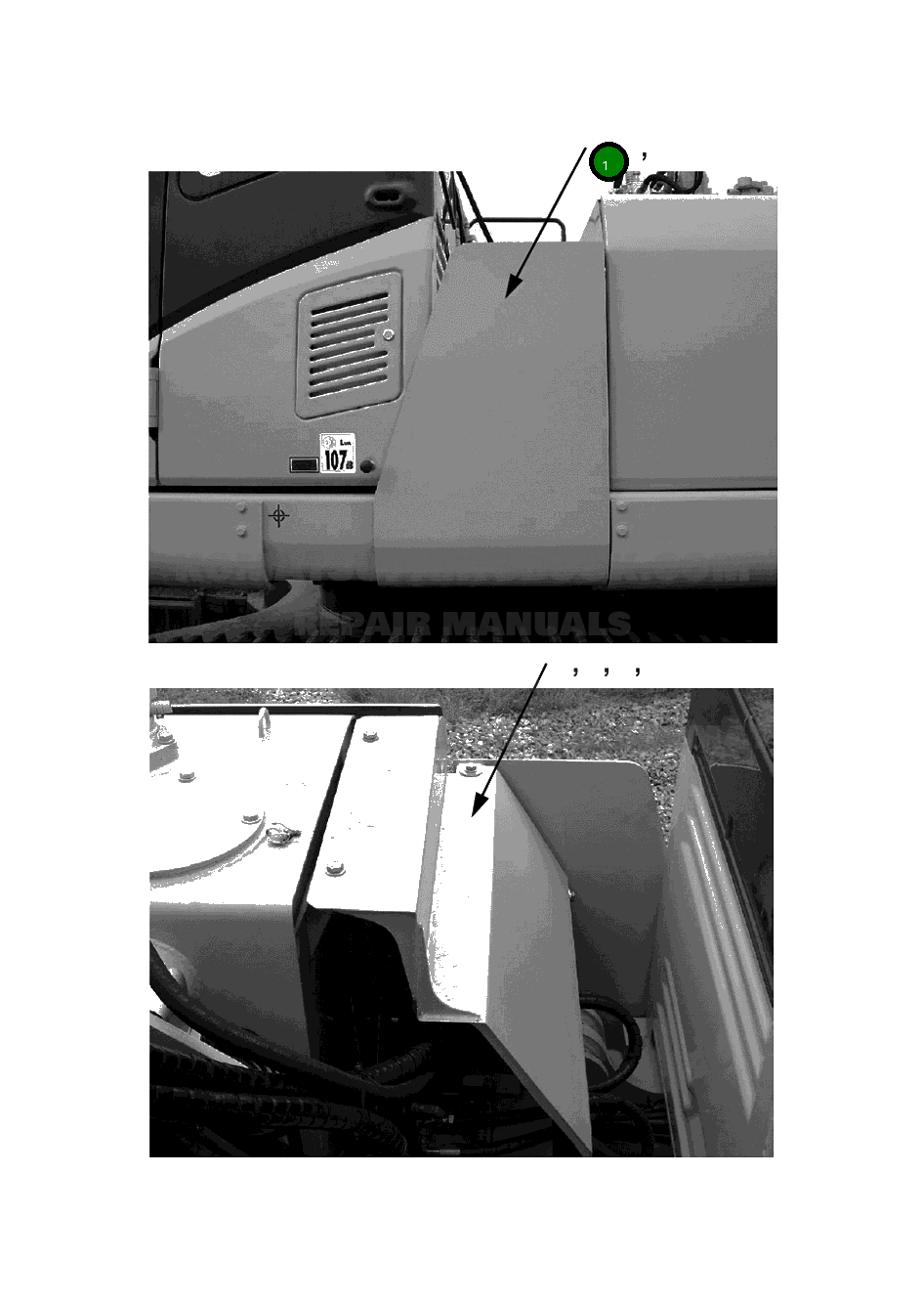 Крышка 208-54-KA640 Komatsu