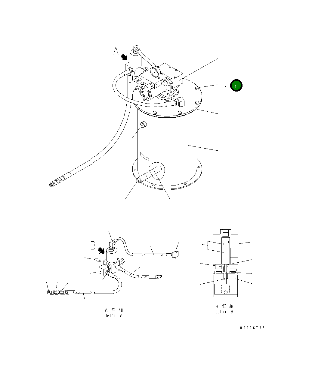 Болт LI50015 Komatsu