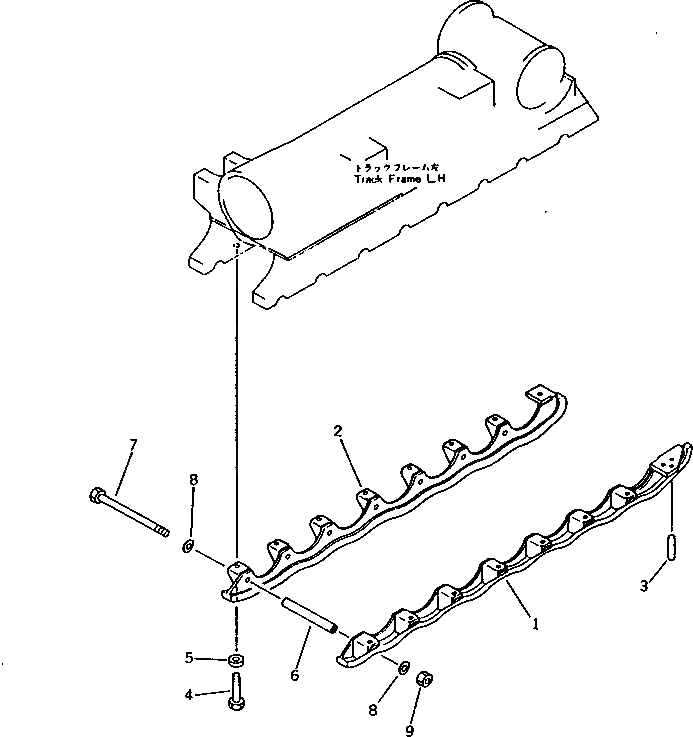 Болт 01011-83310  Komatsu