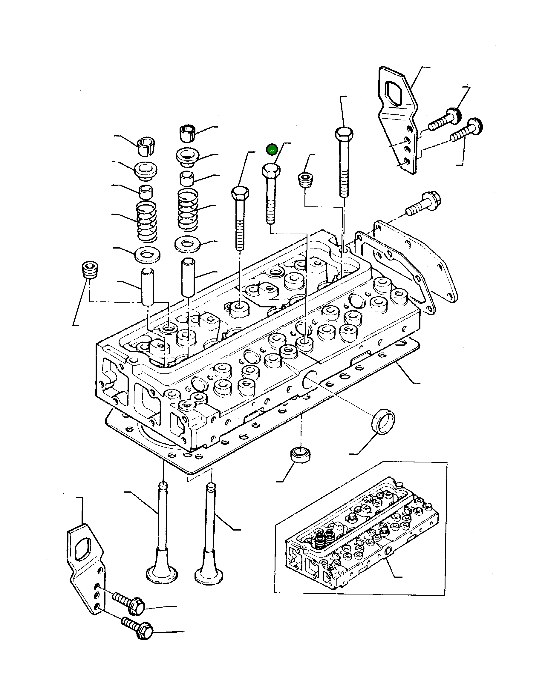 Болт P32166221 Komatsu