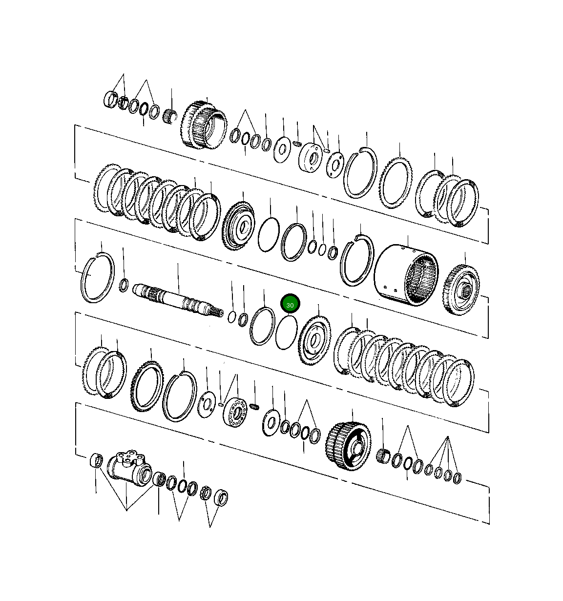 Кольцо уплотнительное (O-Ring) 659 713 C1  Komatsu