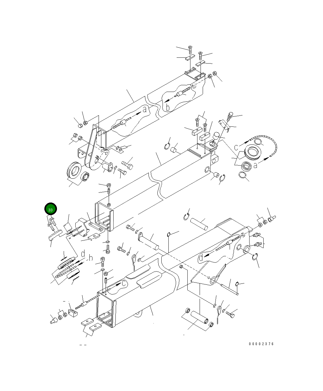 Болт MH21A14-06010 Komatsu