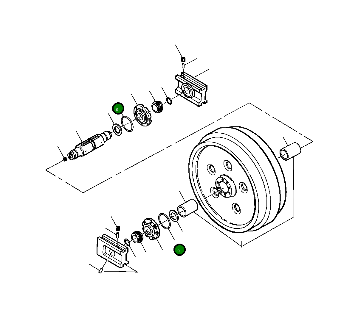 Кольцо уплотнительное (O-Ring) 728 201 C1 Komatsu