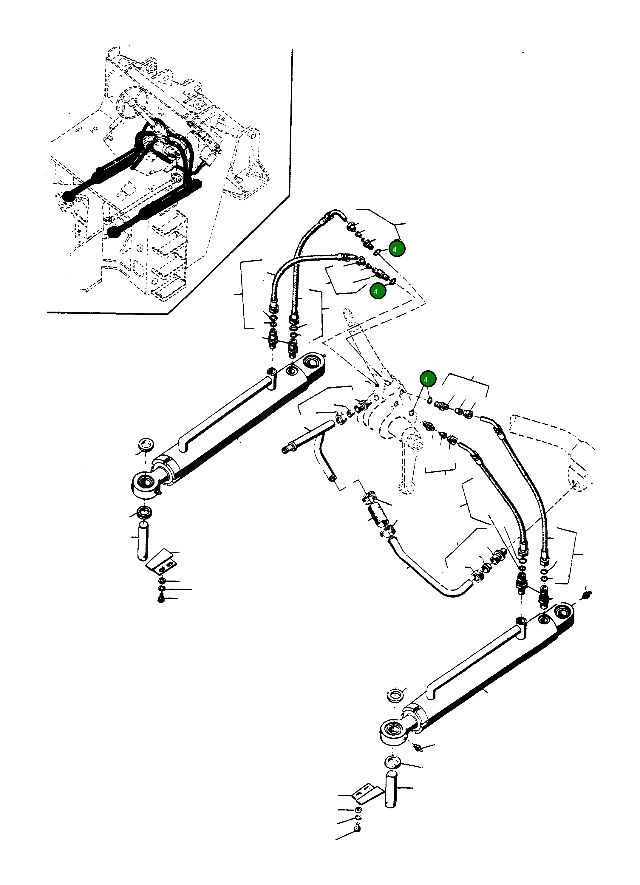 Кольцо уплотнительное (O-Ring) 1444820X1 Komatsu