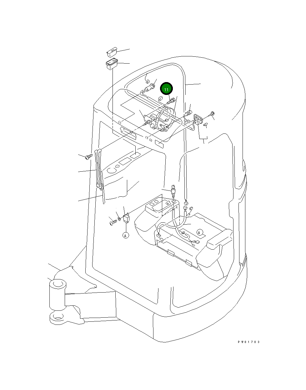 Болт YM26013-060122 Komatsu