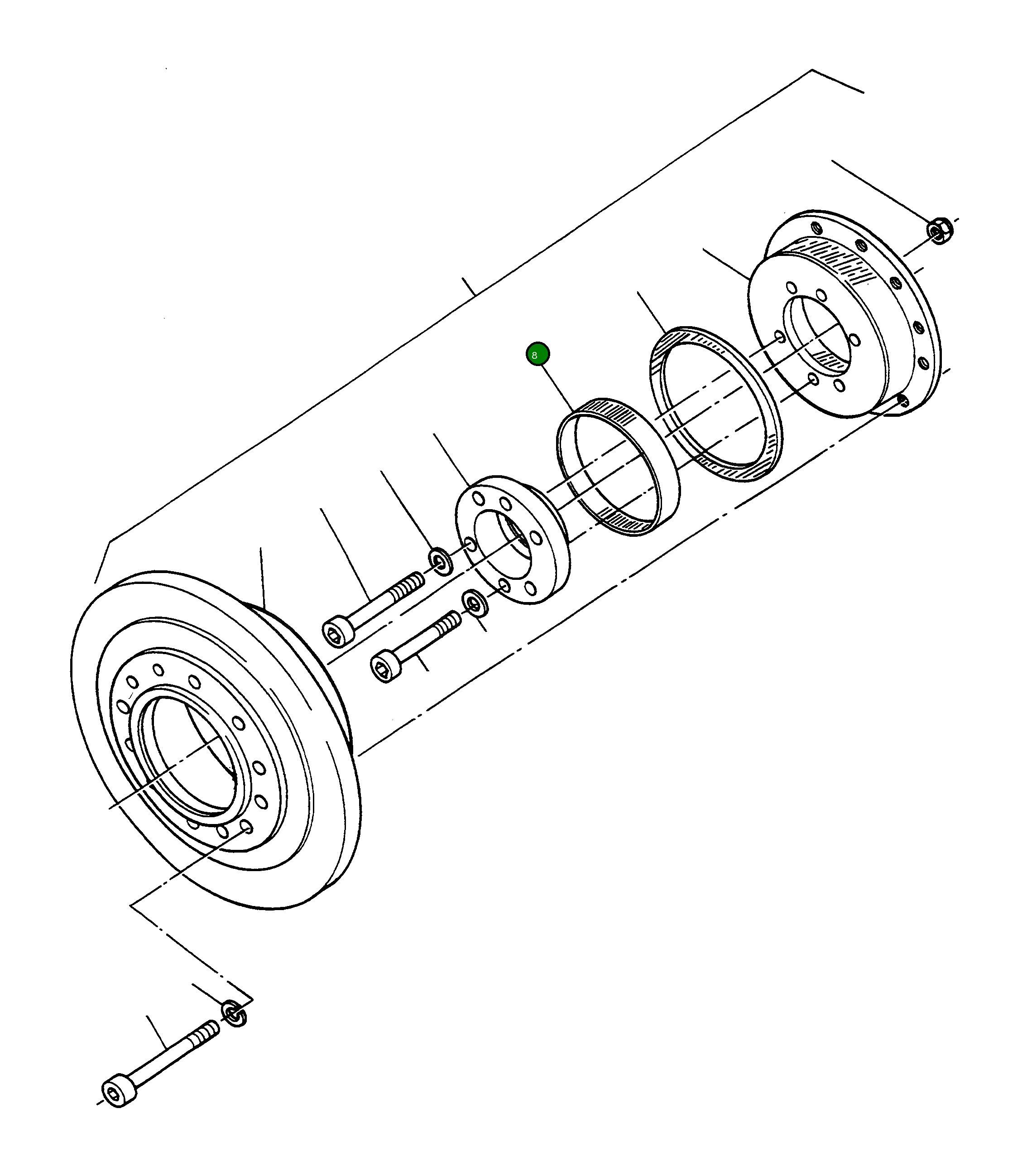 Кольцо 3078124M1 Komatsu