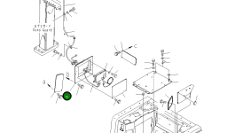 Крышка 195-06-75531 Komatsu