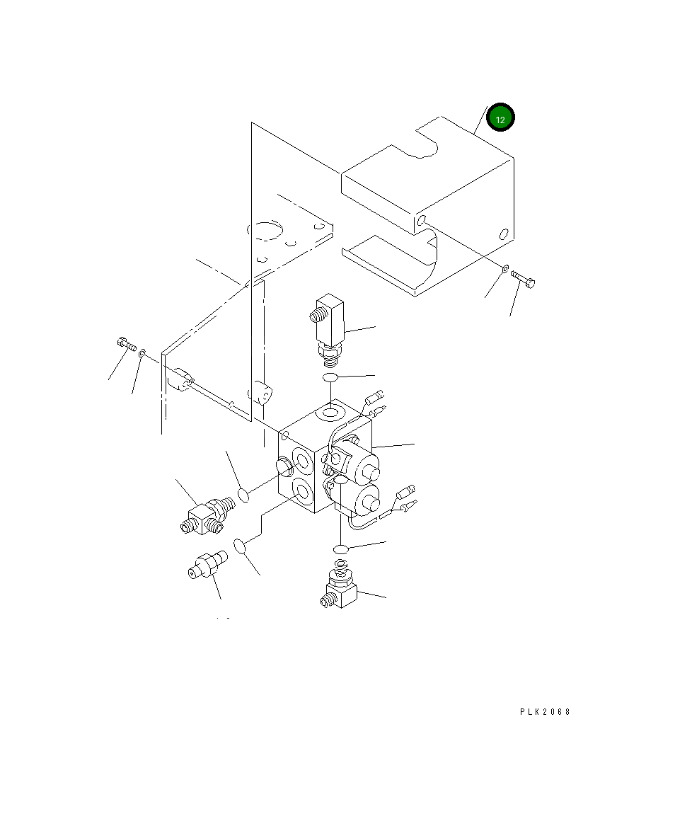 Крышка 13S-62-11251 Komatsu