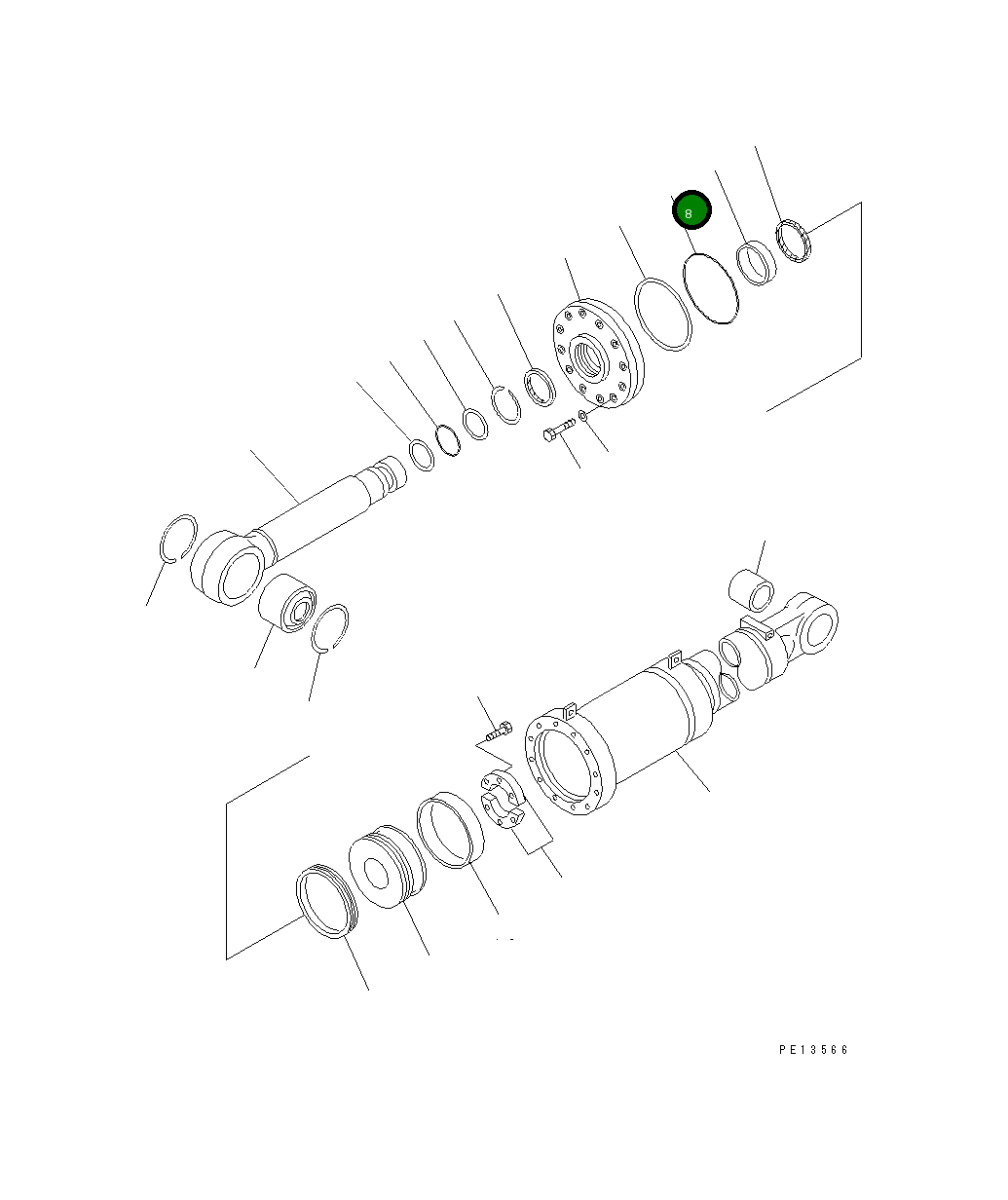 Кольцо уплотнительное (O-Ring) 07000-15240  Komatsu