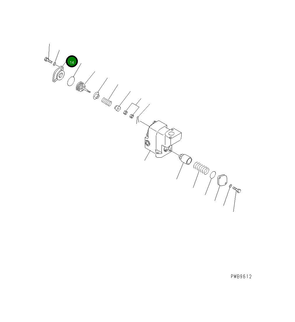 Крышка 20Y-62-21590 Komatsu