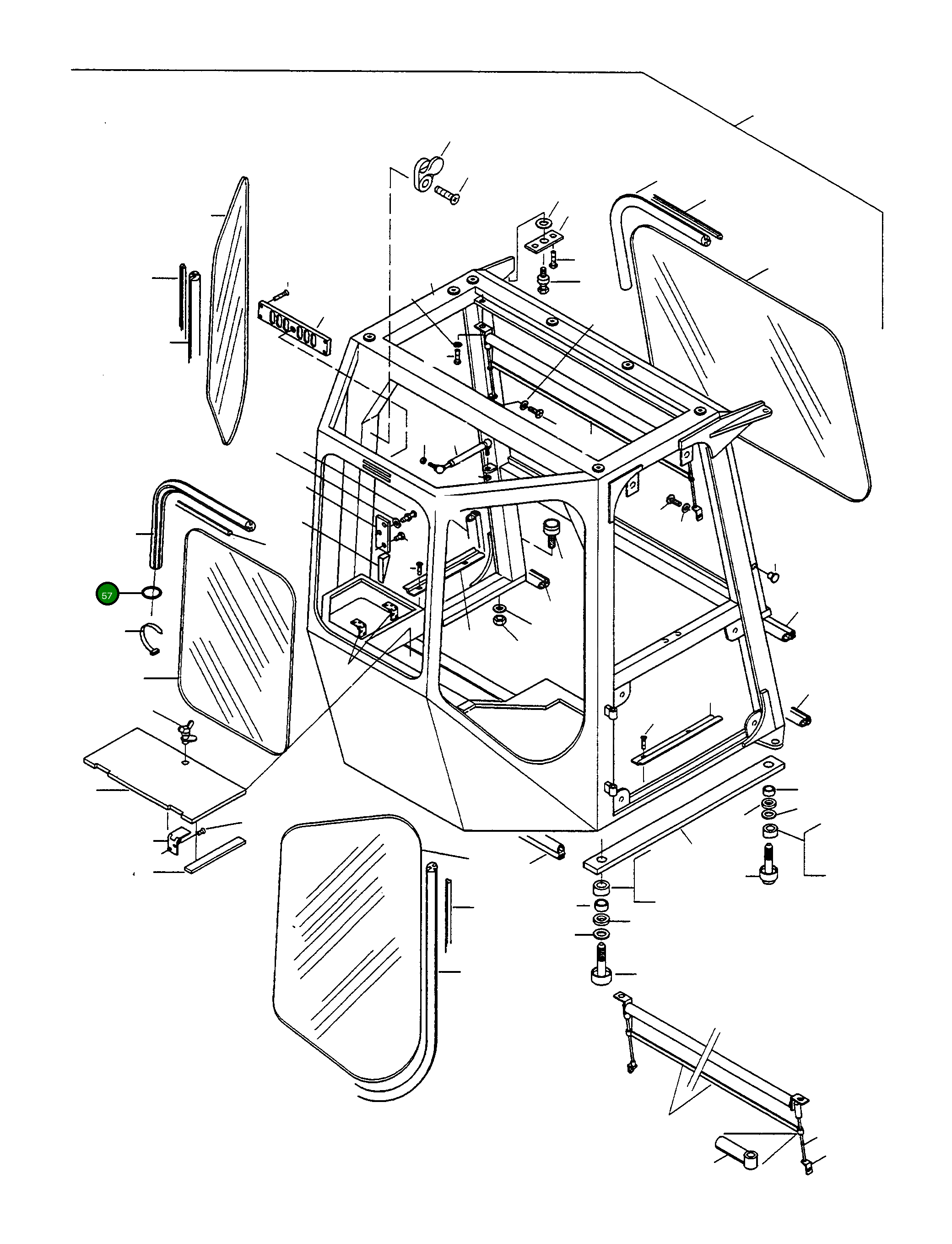 Кольцо 4919551M1 Komatsu