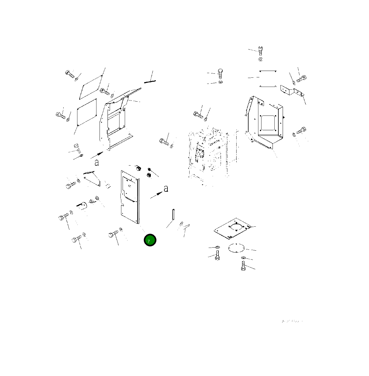 Крышка 423-02-61141  Komatsu
