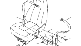 Болт 25 796 R1 Komatsu