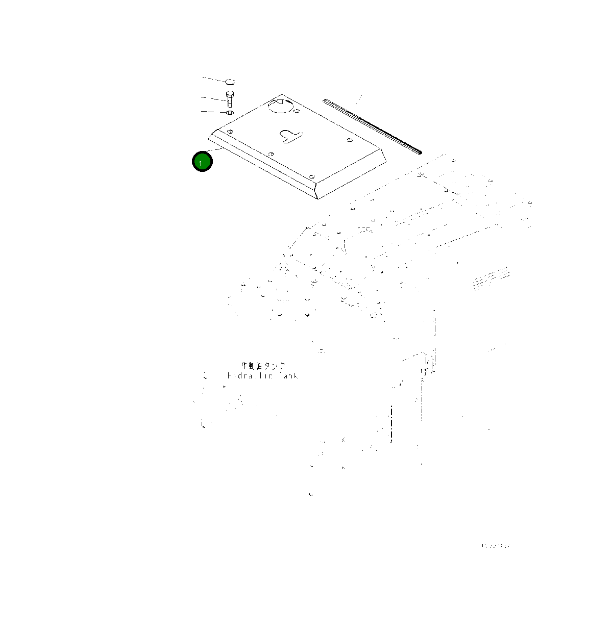 Крышка 425-54-51380 Komatsu