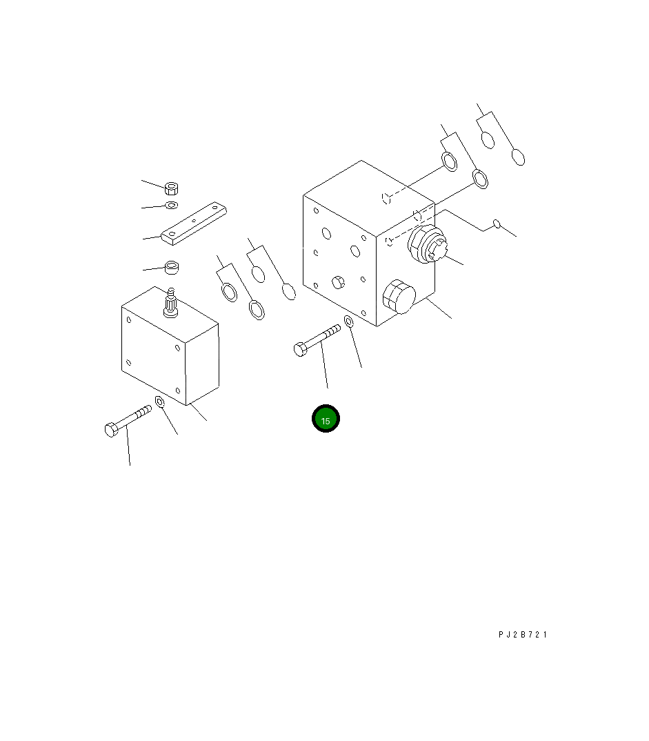 Болт 263-60-19220 Komatsu