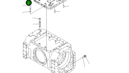 Крышка 124-22-56115 Komatsu
