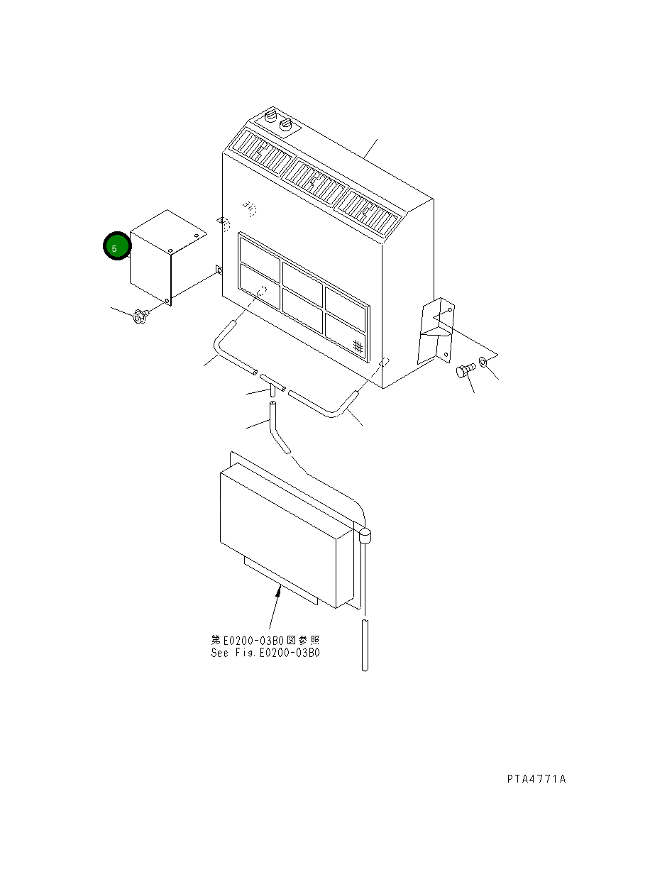 Крышка 21Y-978-1320 Komatsu