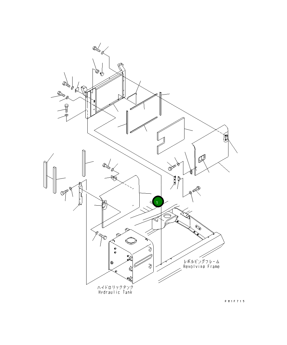 Крышка 208-54-62820 Komatsu