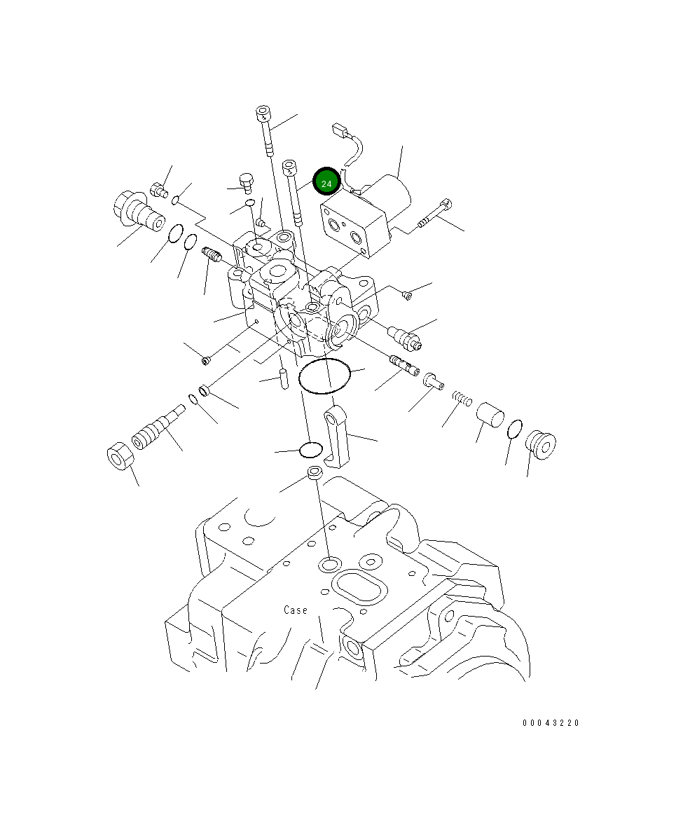 Болт 01252-60650 Komatsu