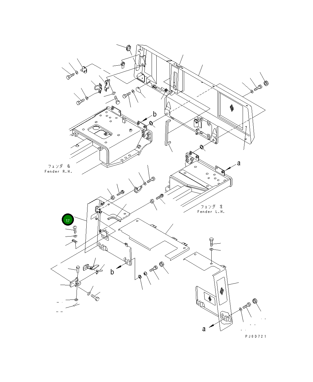 Крышка 11Y-54-13833 Komatsu