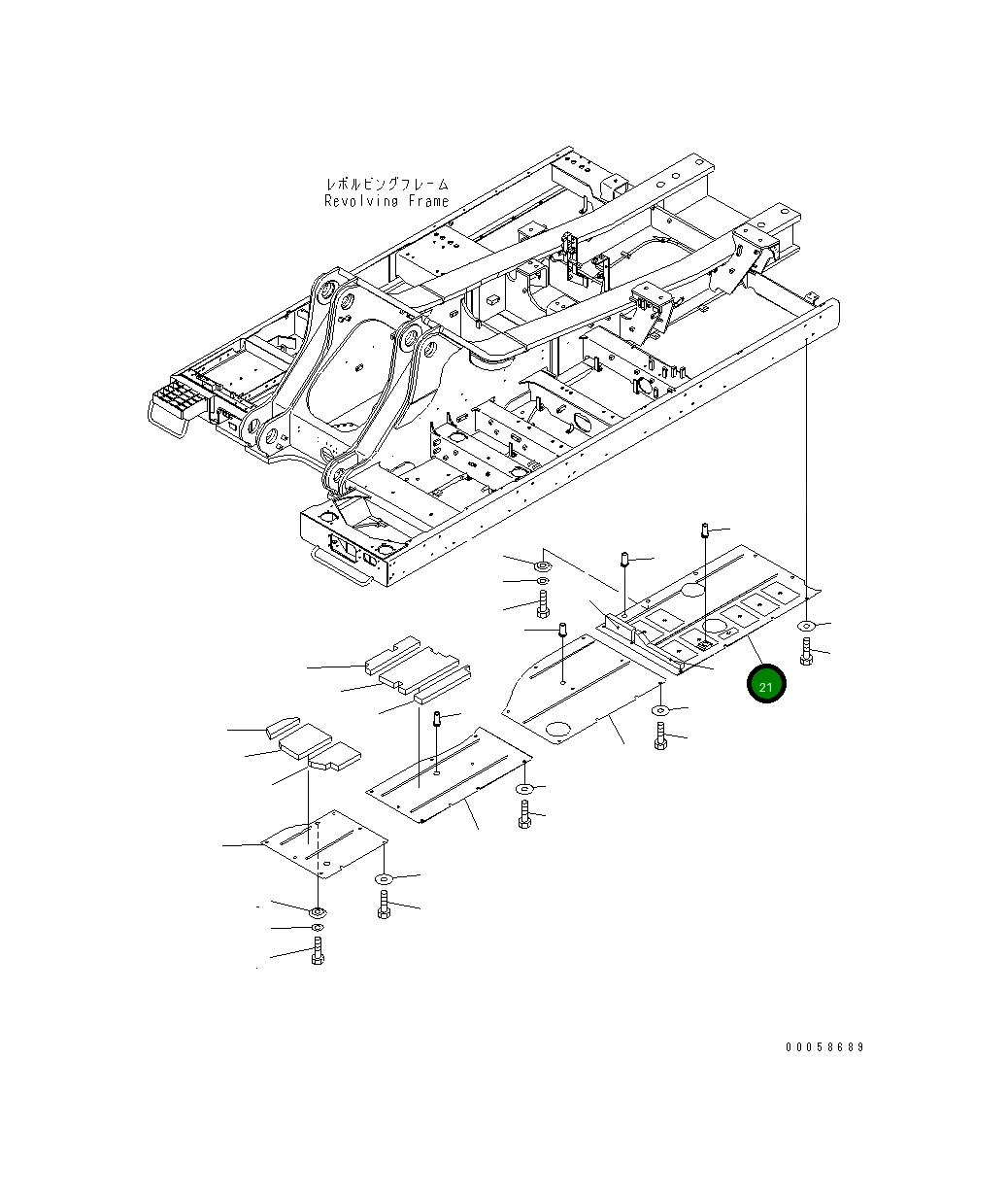 Крышка 209-54-43690 Komatsu