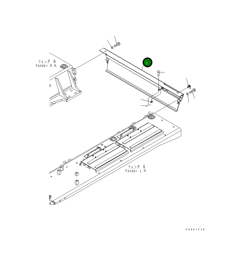 Крышка 154-54-74411  Komatsu