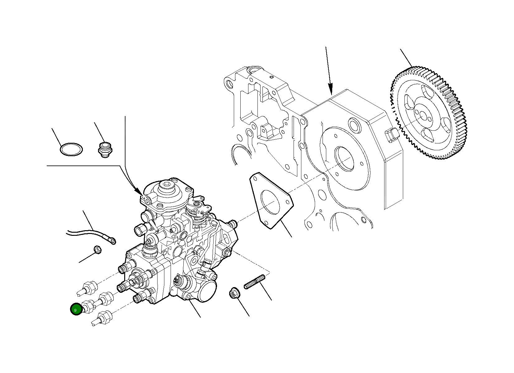 Кольцо уплотнительное (O-Ring) EA17915780 Komatsu