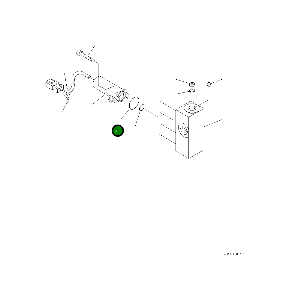 Кольцо уплотнительное (O-Ring) 702-21-53620 Komatsu