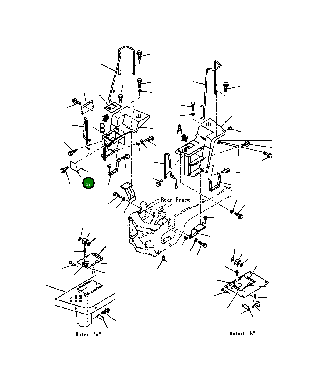Крышка 421-54-24870 Komatsu