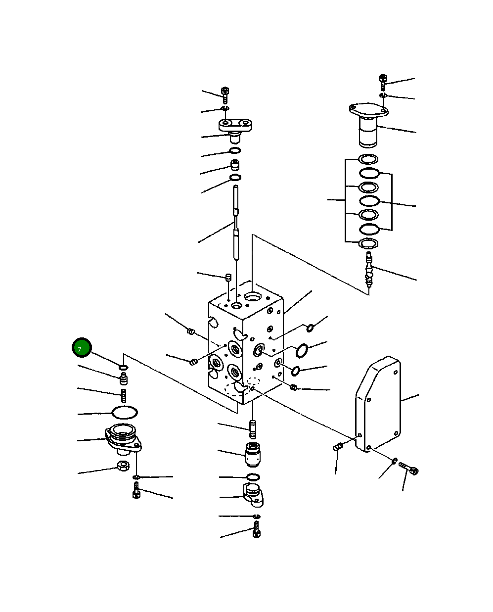 Кольцо уплотнительное (O-Ring) 07000-31009 Komatsu