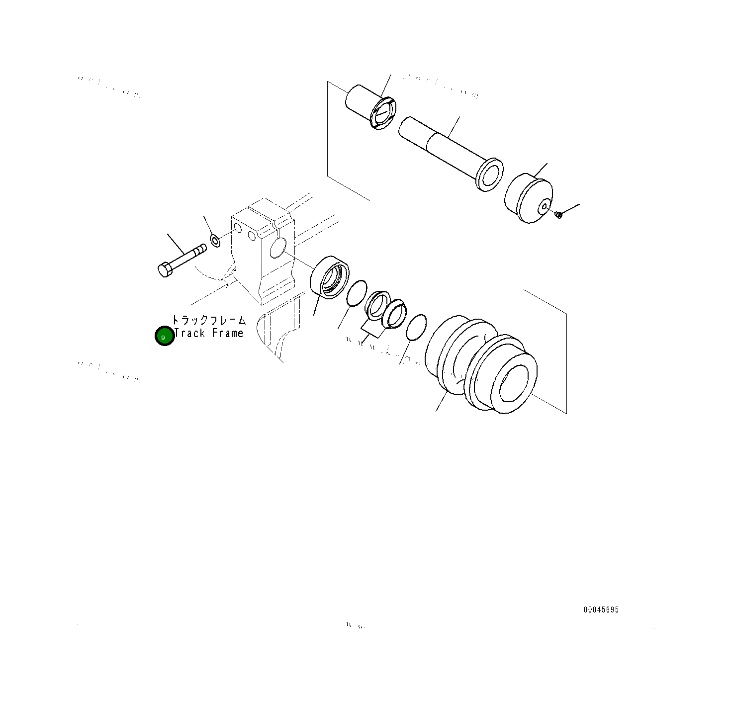 Болт 0101081680 Komatsu